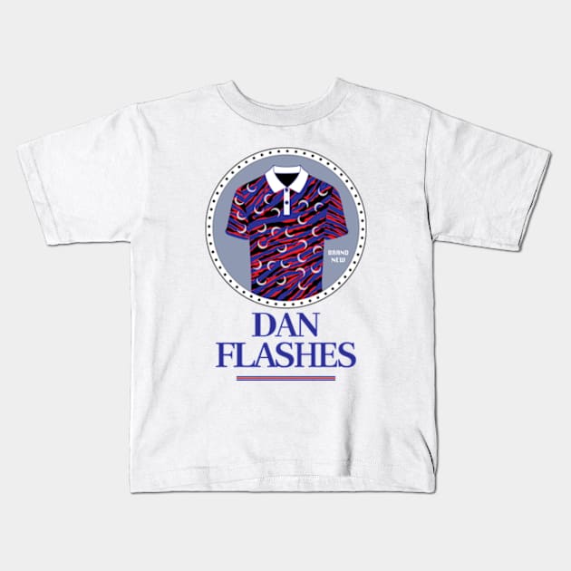 Dan Flashes Zubaz Kids T-Shirt by YudiDesign